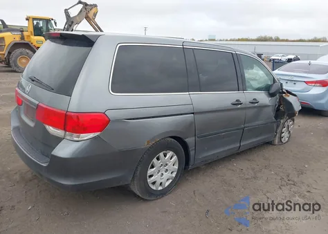 2009 Honda Odyssey Lx из США, поврежденный, VIN 5FNRL38209B035688